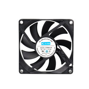 China manufacture 80mm 8015 12v 24v dc axial fan